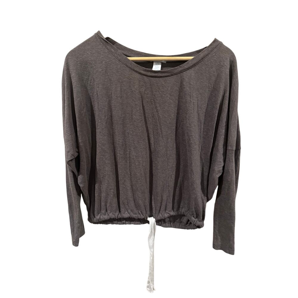 eberjey Gisele Gray Cinch Waist Lounge Top